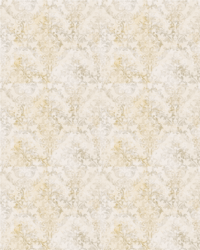 Vinyl tapijt antiek damast vintage patroon - TenStickers