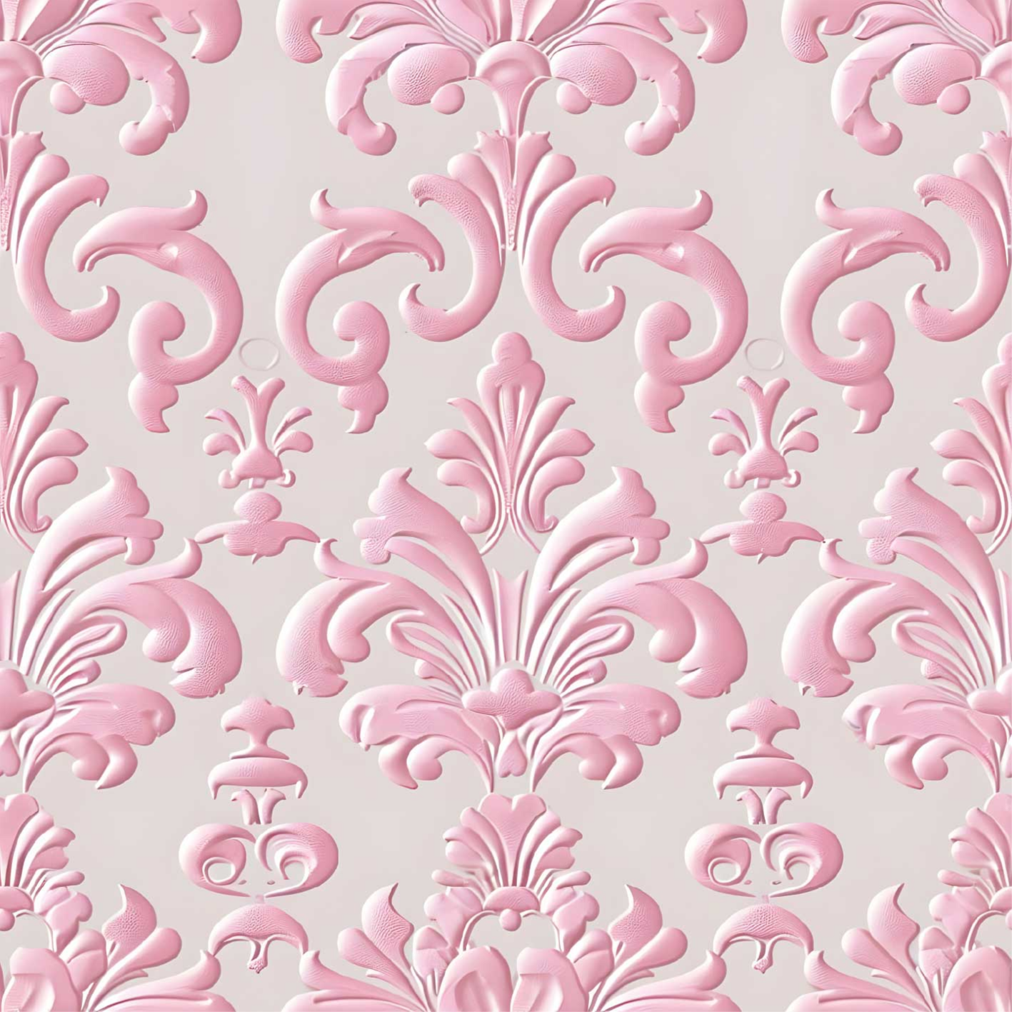 Vinyl tapijt antiek roze patroon - TenStickers