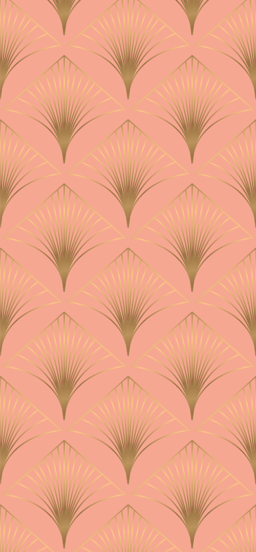 Vinyl tapijt antiek gouden pijl kunst decor patroon - TenStickers
