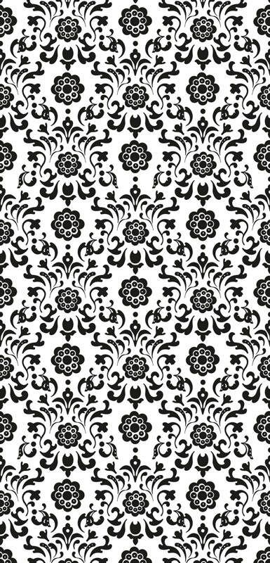 Vinyl tapijt antiek royalty damast stijl - TenStickers