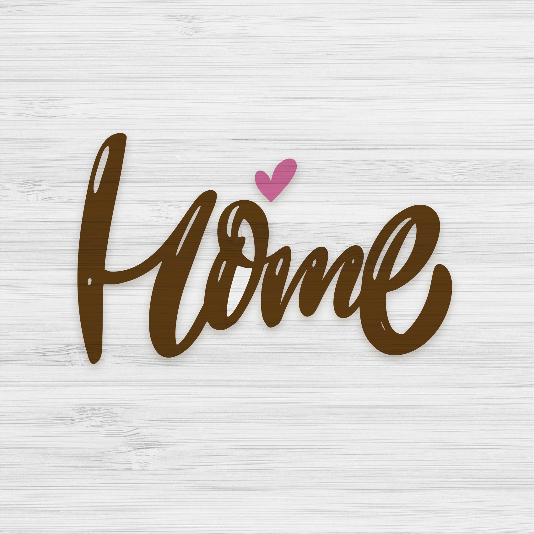 Vinyl tapijt zinnen en teksten vintage wit huis op plank - TenStickers