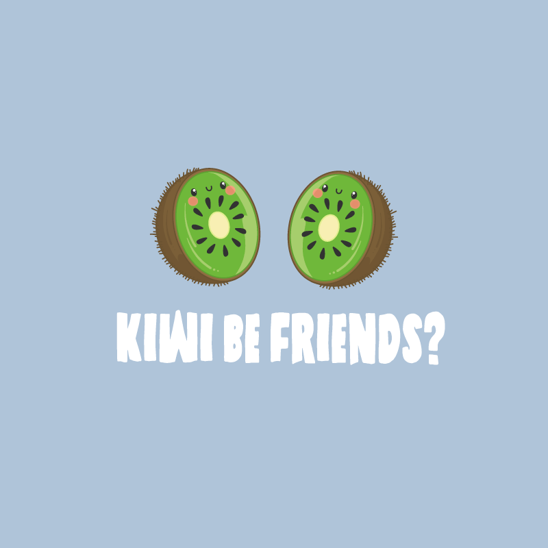 Vinyl tapijt zinnen en teksten grappige kiwi quote - TenStickers