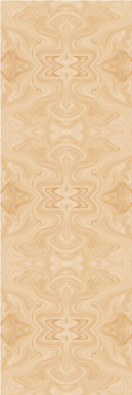 Vinyl tapijt met textuur beige japandi patroon stijl - TenStickers