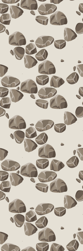 Vinyl tapijt met textuur versleten moderne rustieke stenen - TenStickers