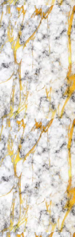 Vinyl tapijt met textuur elegante grijs en gouden marmer - TenStickers