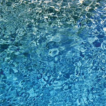 Vinyl tapijt met textuur blauw realistisch water - TenStickers