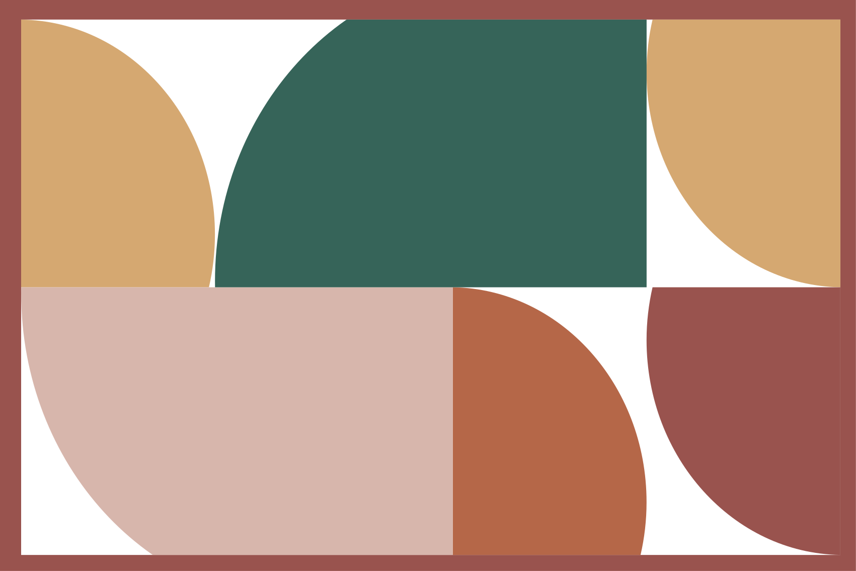 Vinyl tapijt geometrisch abstract patroon kunst - TenStickers