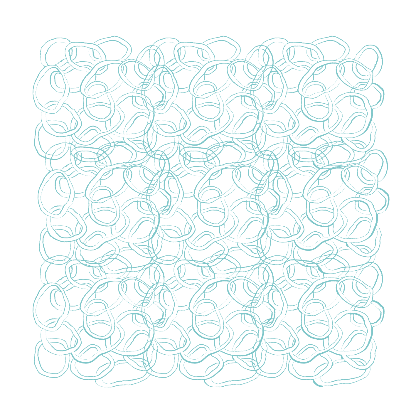 Vinyl tapijt geometrisch abstract circulair modern - TenStickers