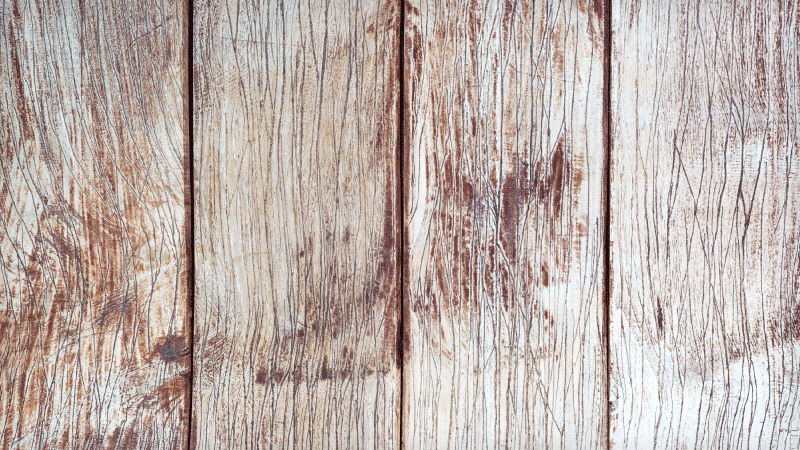 Vinyl tapijt ontvangst hal lichtbruine houten planken - TenStickers