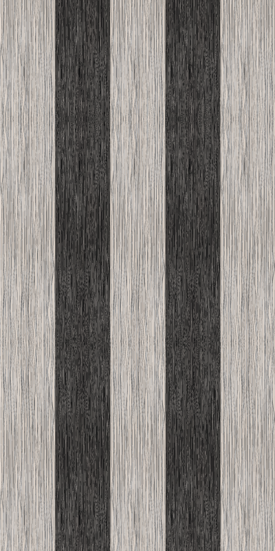 Vinyl tapijt voor hal zwart-wit houten effect - TenStickers