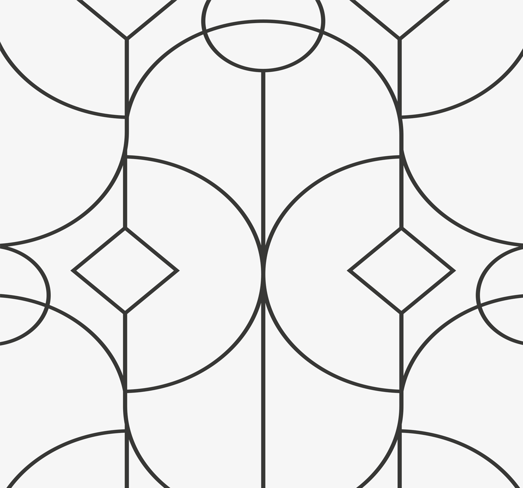 Vinyl tapijt wit klassiek stijl elegant patroon - TenStickers
