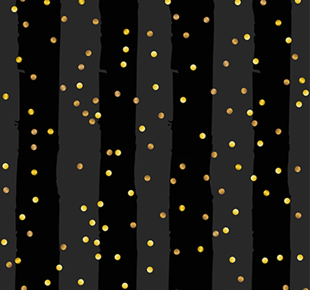 Vinyl tapijt zwart gestreept dots ensemble - TenStickers