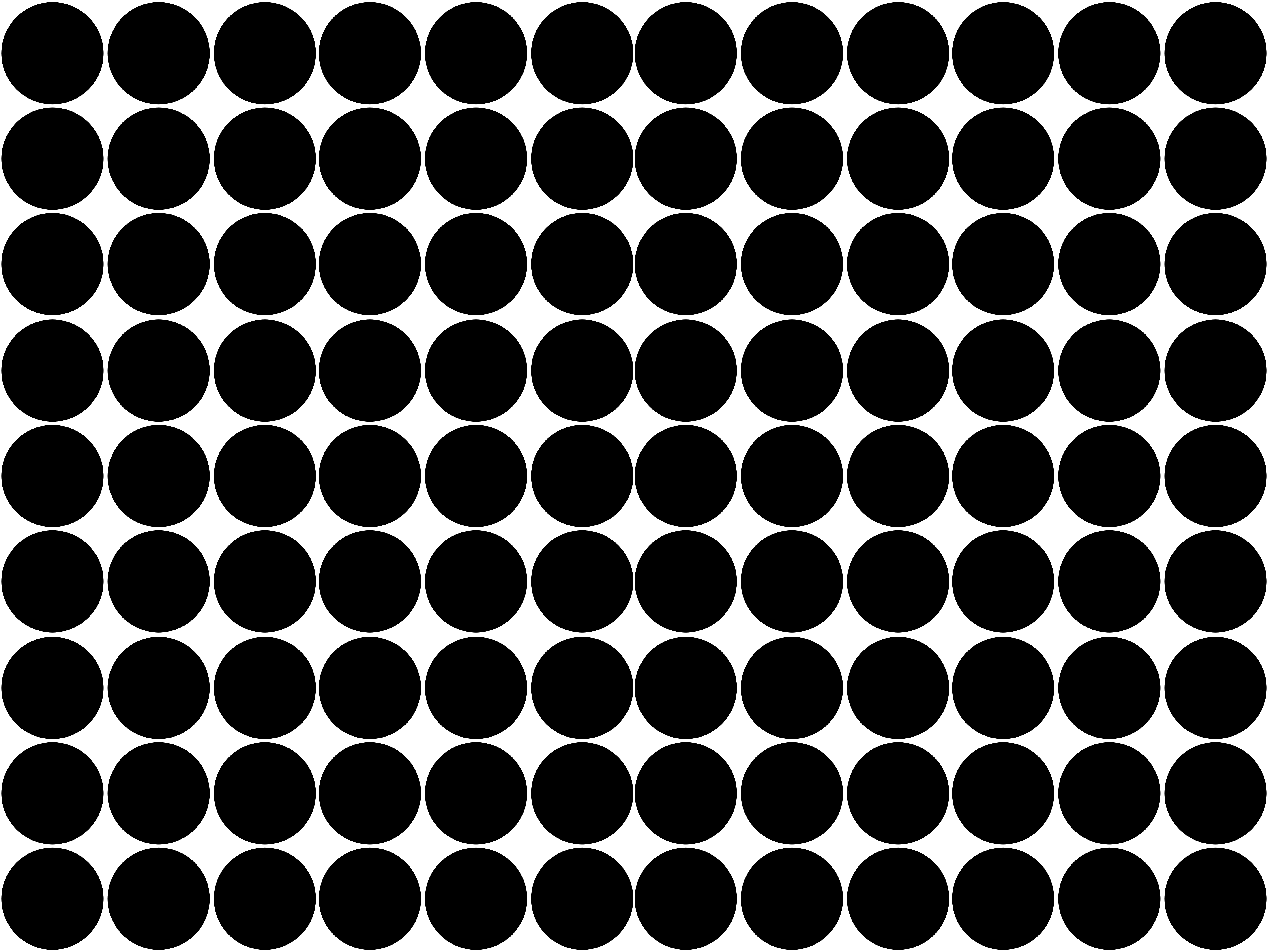 Vinyl tapijt zwart met stippenpatroon - TenStickers