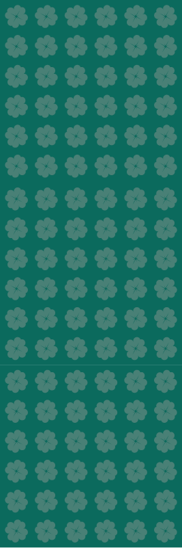 Vinyl tapijt groen st. patrick's day patroon - TenStickers
