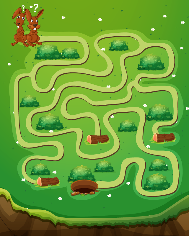 Speels pad vinyl tapijt spel - TenStickers