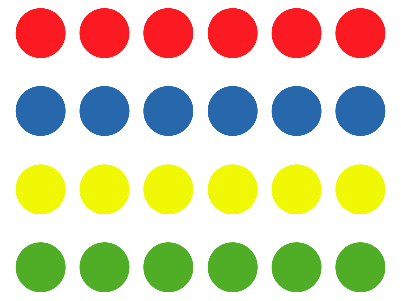 Kleurrijk stippenspel vinyl tapijt voor meer kinderen - TenStickers