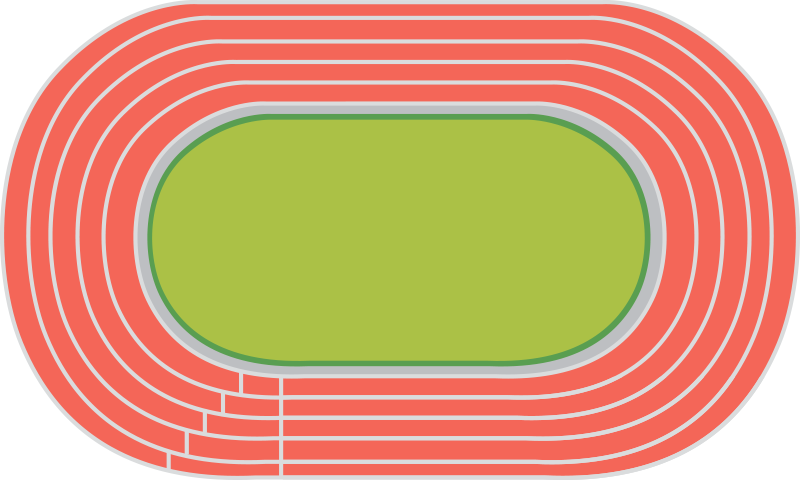 Speeltijd op het circuit vinyl tapijt snelweg - TenStickers