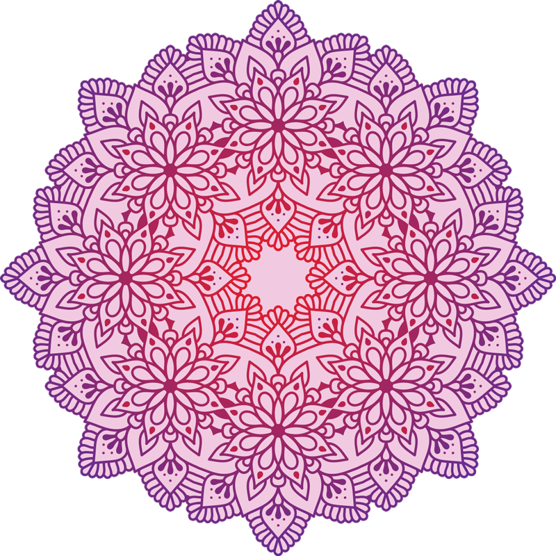 Vinyl tapijt mandala mandala embleem - TenStickers