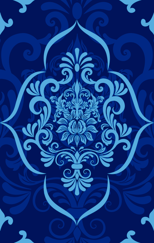 Vinyl tapijt mandala verfijnde mandala elegantie - TenStickers