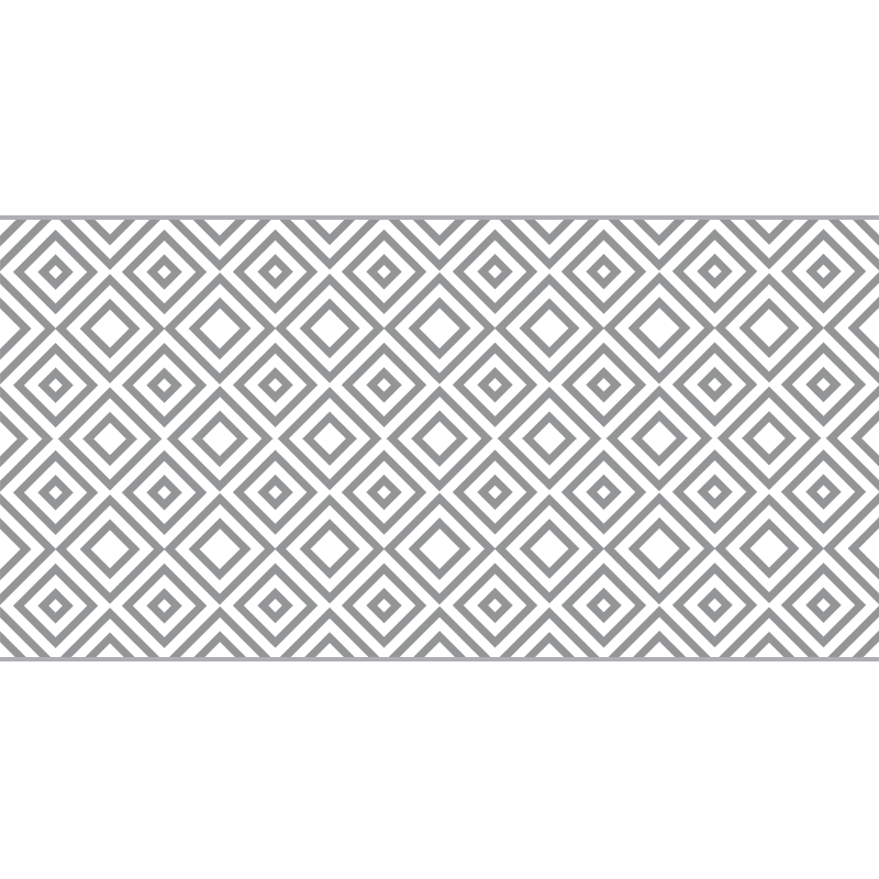 Ruitvormig patroonontwerp vinyl tapijt geometrisch - TenStickers