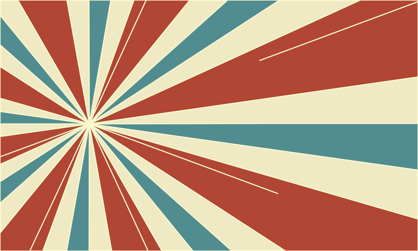 Stralende zonnestraal vinyl tapijt geometrisch - TenStickers