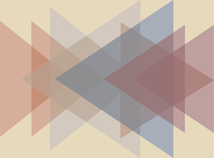 Geometrische overlap vinyl tapijt geometrisch - TenStickers