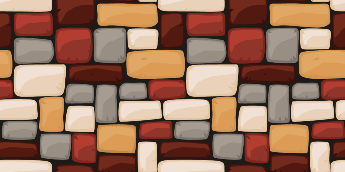 Mozaïektextuurmengsel vinyl tapijt met textuur - TenStickers