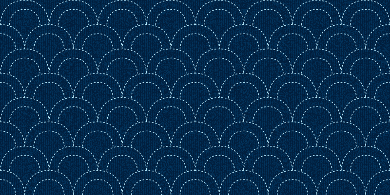 Vinyl tapijt geometrisch schelppatroon diepten - TenStickers