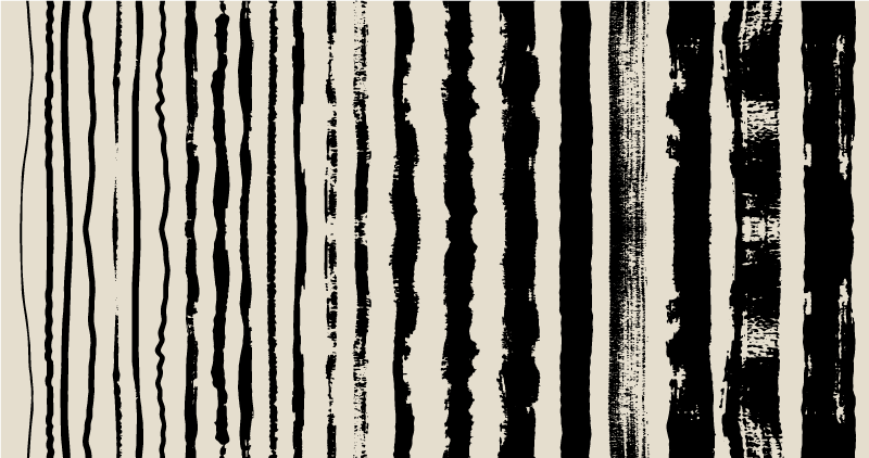 Abstract zwart-wit vinyl vloerkleed keuken - TenStickers