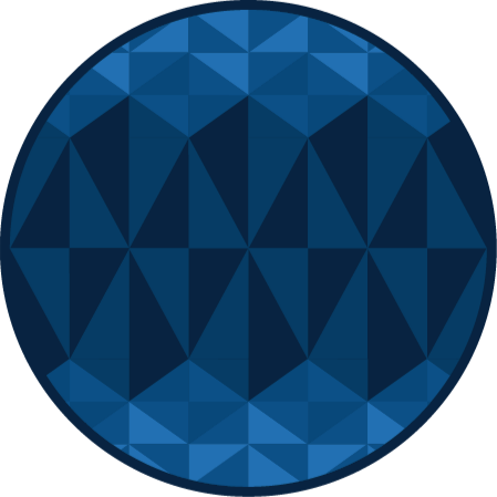 Vinyl tapijt geometrisch cirkelontwerp - TenStickers