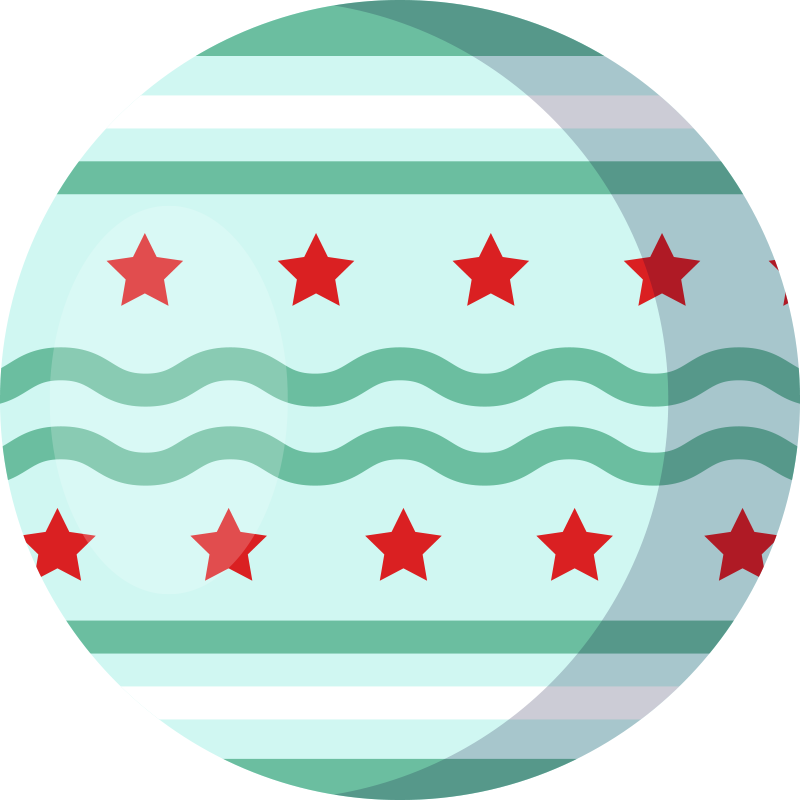 Waterstermotief vinyl tapijt sterren - TenStickers