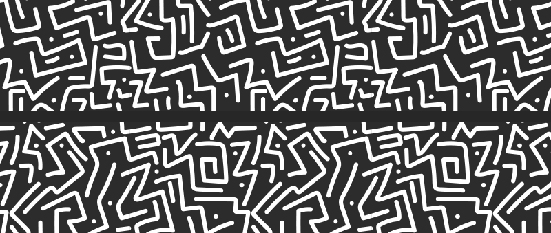 Abstract labyrint vinyl tapijt geometrisch - TenStickers