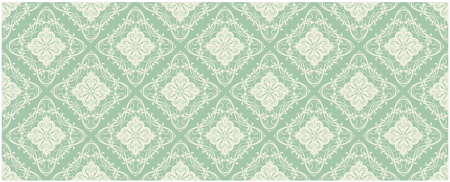 Decoratief patroon vinyl tapijt mozaïek - TenStickers