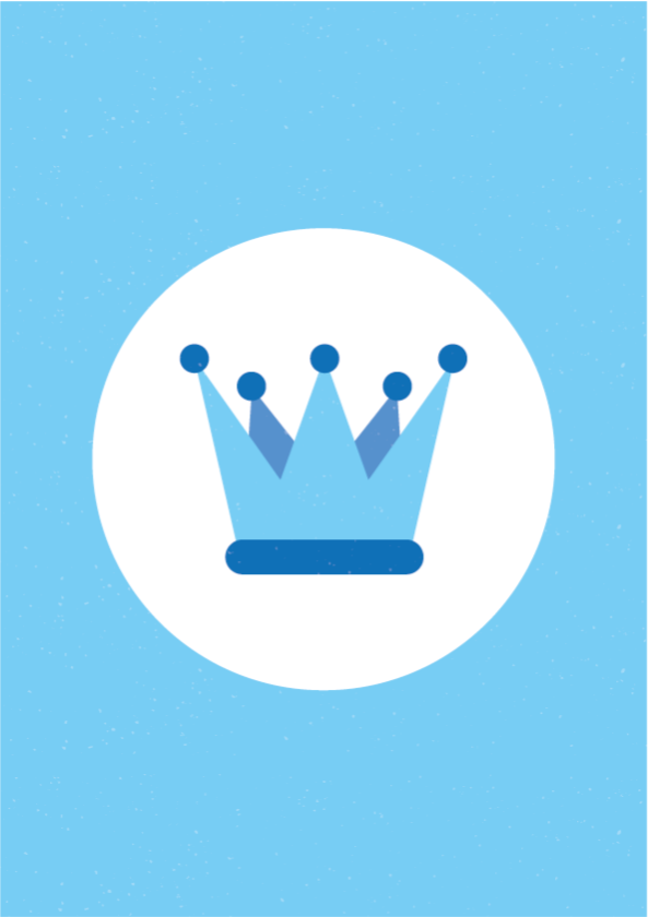 Embleem van de koninklijke kroon vinyl tapijt baby - TenStickers