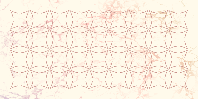 Geometrisch sterpatroon vinyl tapijt woonkamer - TenStickers