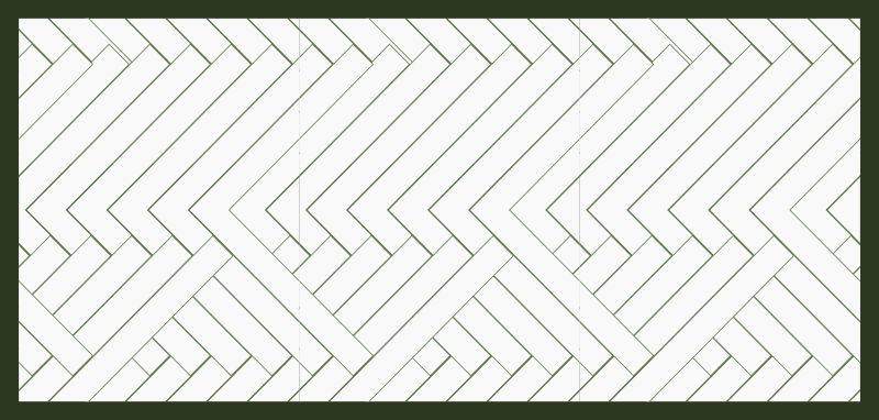 Chevron keukenloper vinyl vloerkleed keuken - TenStickers