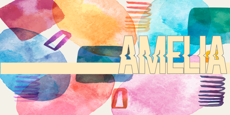 Vinyl tapijt met naam gepersonaliseerde naam - TenStickers