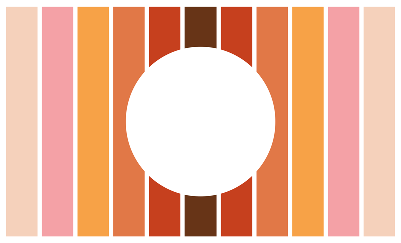 Geometrisch strepenontwerp vinyl tapijt met strepen - TenStickers