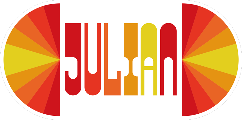 Gepersonaliseerde retro vinyl tapijt met naam - TenStickers