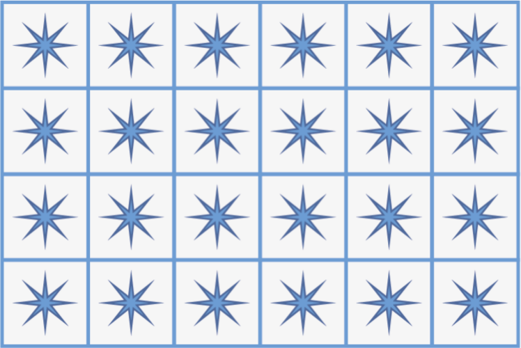 Kompas ster platen vinyl tapijt tegels - TenStickers