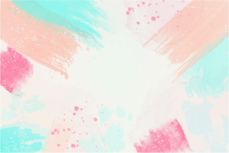 Abstracte kleurenplons vinyl tapijt minimalistisch - TenStickers