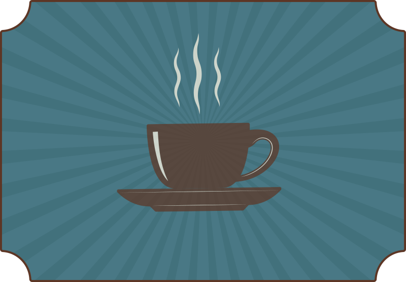 Stomende koffie vinyl tapijt zinnen en teksten - TenStickers