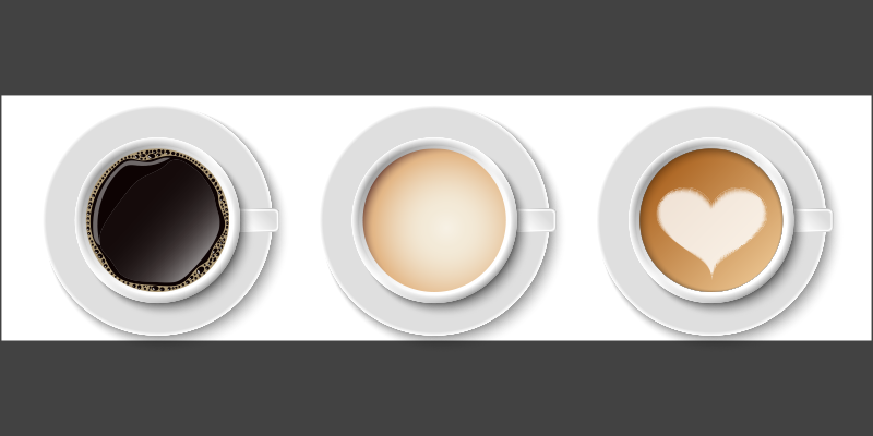 Koffie kopjes loper vinyl vloerkleed keuken - TenStickers