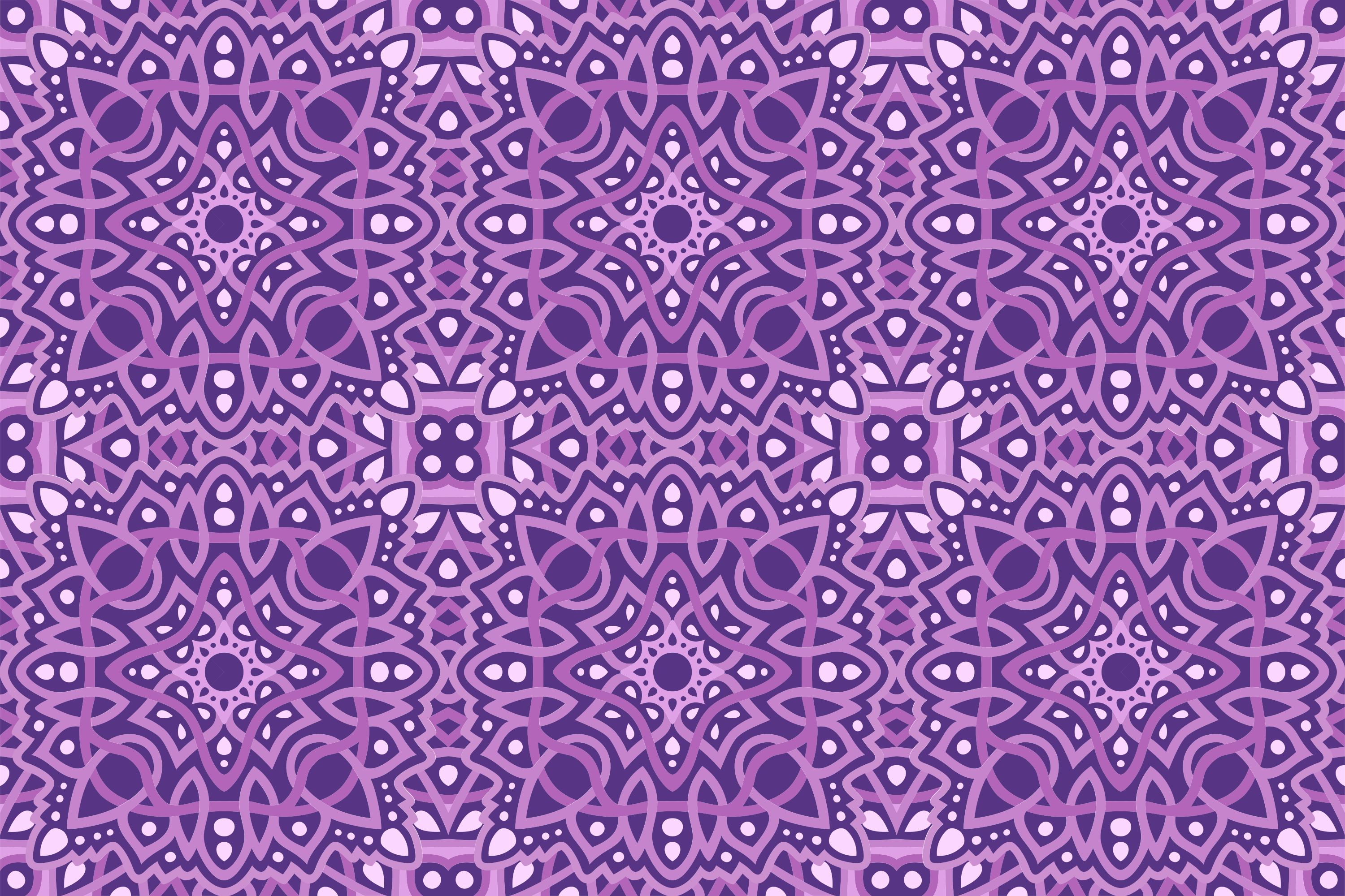 Vinyl tapijt mandala mandala symfonie - TenStickers