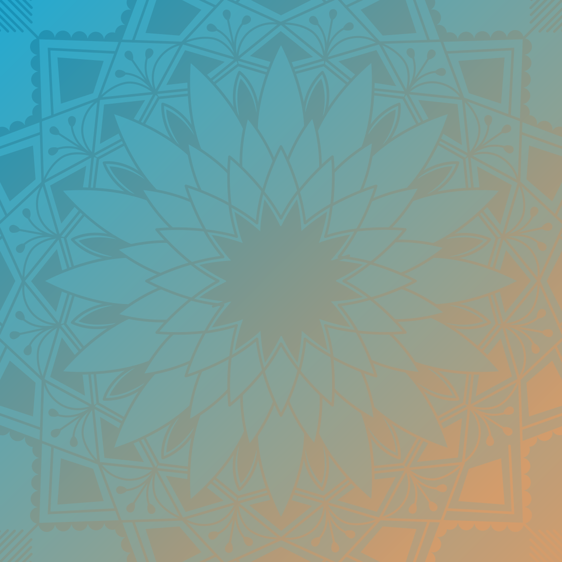 Vinyl tapijt mandala vervaging - TenStickers