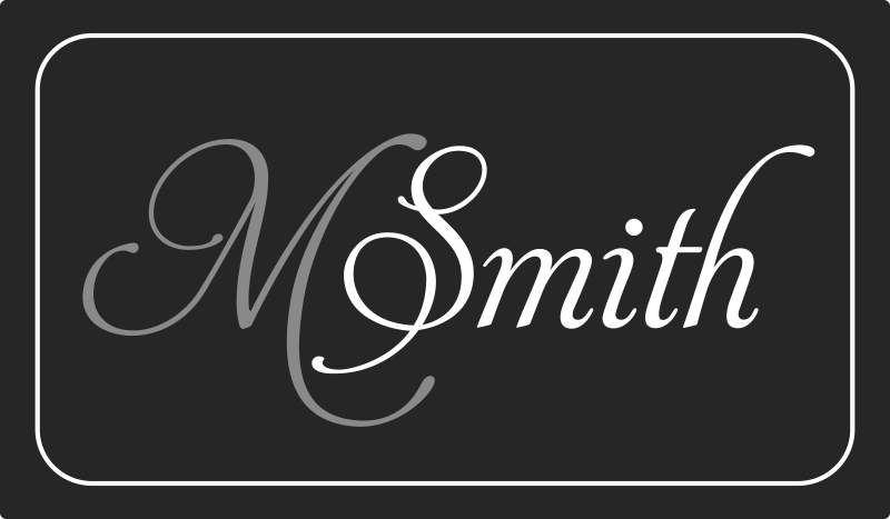 Aanpasbaar monogram vinyl tapijt met naam - TenStickers