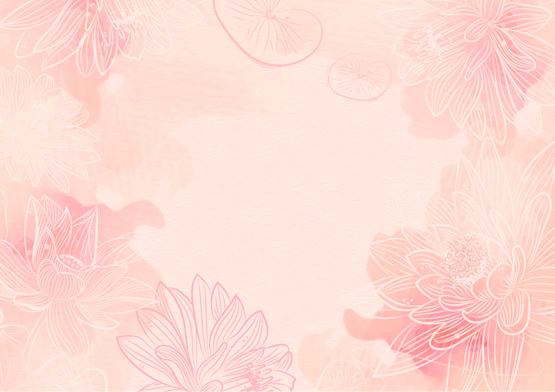 Bloemige rust vinyl tapijt bloemen en planten - TenStickers