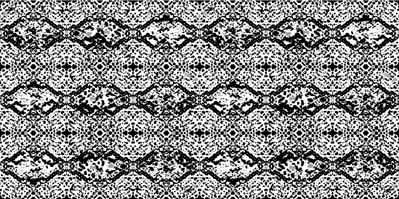 Gebarsten monochrome vinyl tapijt dierenprint - TenStickers