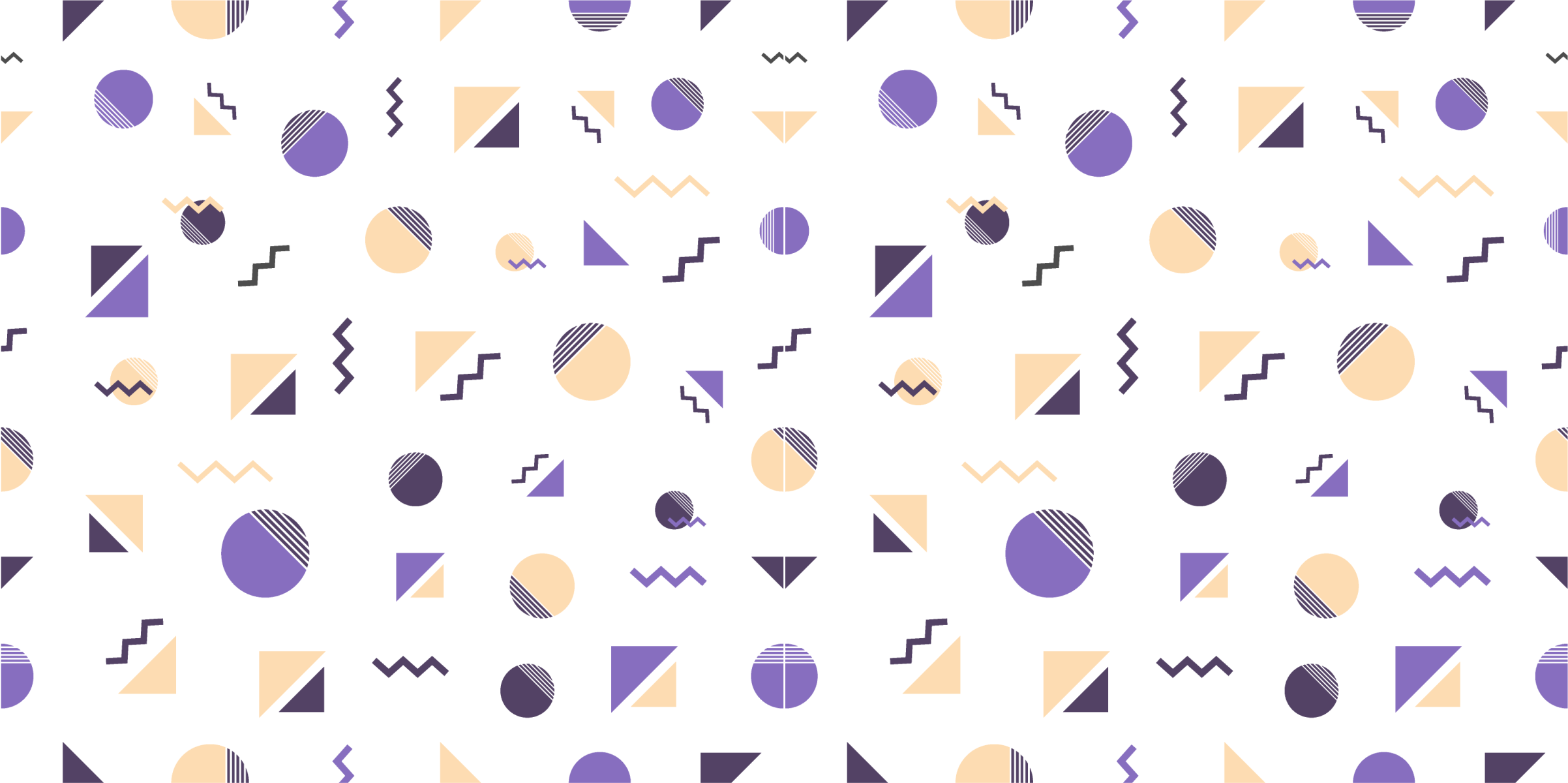 Geometrische vormen patroon vinyl tapijt geometrisch - TenStickers