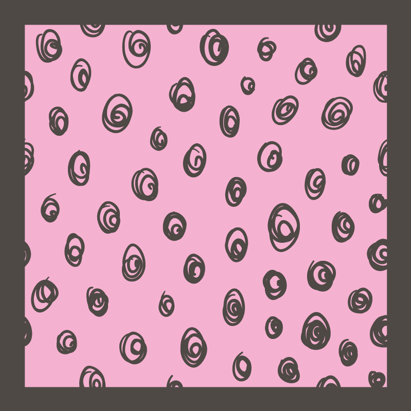 Spiraalvormig patroondecor vinyl tapijt slaapkamer - TenStickers